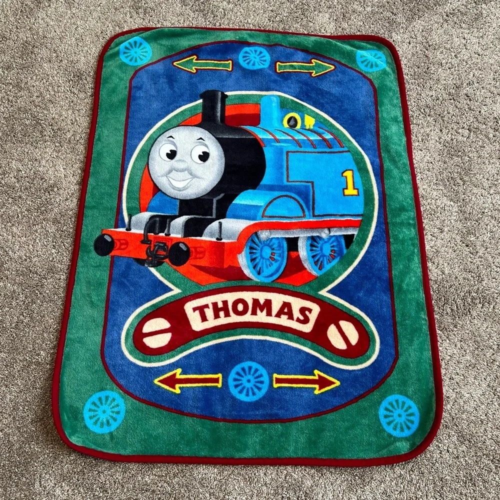 Thomas The Tank Engine Small Micro Fleece Blanket Soft Plush Thomas & Friends